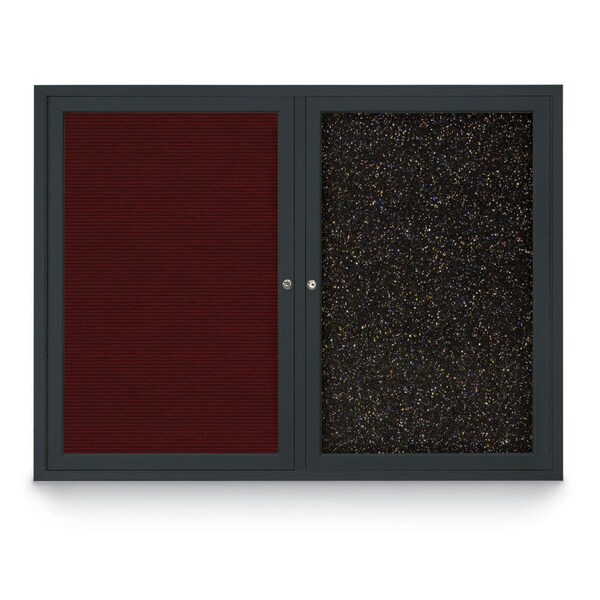 Corkboard, Rubber Backing/Satin, 72" X36"